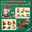 Advent Calendar 2024 Christmas Building Toy Set for Kids 12 Days Building Blocks Toys Holiday Countdown Calendars