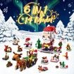 Advent Calendar 2024 Christmas Building Toy Set for Kids 12 Days Building Blocks Toys Holiday Countdown Calendars