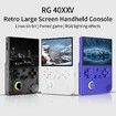 RG40XX V Handheld Game Console RG 40XXV 4.0In IPS Screen with 64G TF Card Pre-Installed 5223 Games Supports 5G WiFi 4.2 Bluetooth Online Fighting,Streaming and HDMI Retro Emulator (Blue)