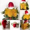 Christmas Tree Topper Funny Green Monster Hiding Behind Book Treetop Christmas Decoration