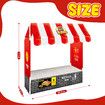 Kid Toy Play House Kitchen Set Children Toddler Pretend Fast Food Takeout Restaurant Burger Shop Fries Dessert Role 150 Accessories