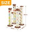 Deluxe Music Marble Run Race DIY Game Toys Play Set 146 PCS Maze Track Toddler Ball Building Blocks Birthday Christmas Gift STEM Construction Kit