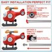 2 In 1 Outdoor Water Spray Sprinklers T Ball Set,Backyard Spinning Airplane Sprinkler Toy Tee Ball Game,Sprays Up to 8ft High Attaches to Garden Hose