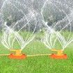 Water Sprinkler for Kids,Sprinklers with Roating Spray Nozzles Attaches Garden Water Hose Outdoor Play Outside Toys Age3+ Summer Backyard Lawn Game Yard Water Toy