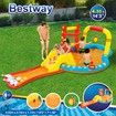 Bestway Lil Champ Water Play Pool Centre Playground Inflatable Splash Park Sprayer Bowling Basketball Ring Outdoor Activity Waterplay 4.35x2.13x1.17m