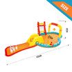 Bestway Lil Champ Water Play Pool Centre Playground Inflatable Splash Park Sprayer Bowling Basketball Ring Outdoor Activity Waterplay 4.35x2.13x1.17m