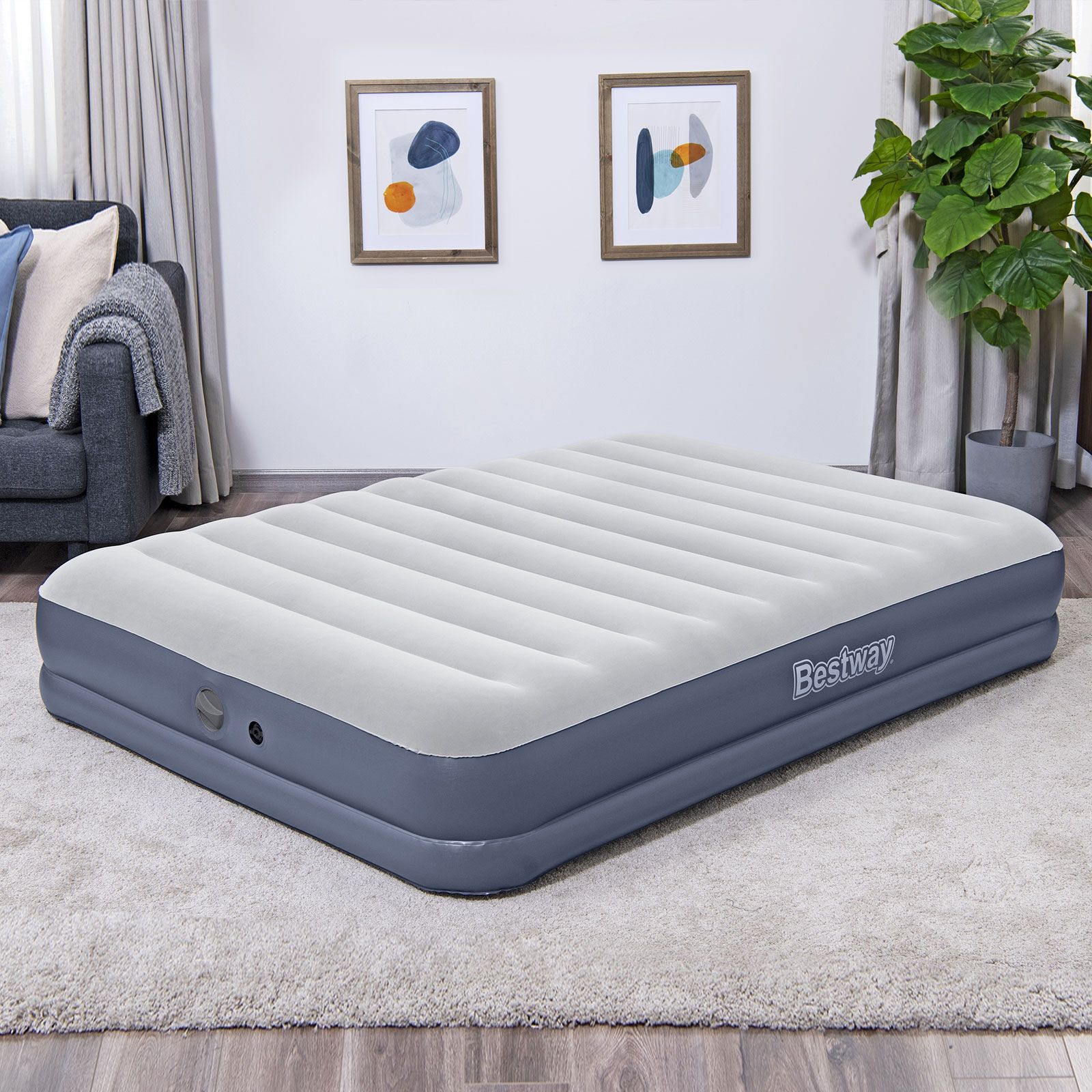 Bestway Air Mattress Queen Size Bed Tritech Airbed Blow Up Inflatable