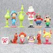 Whoville Miser 12 Piece Playset Featuring Cindy Lou Who, Max and Other Whoville Figures