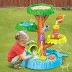 Rain Tree Water Table Colorful Sand Water Splash Table Kids Summer Beach Sensory Play Tree Table for Boys Girls Backyard Activity