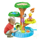 Rain Tree Water Table Colorful Sand Water Splash Table Kids Summer Beach  Sensory Play Tree Table for Boys Girls Backyard Activity