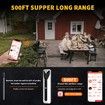 Wireless Meat Thermometer,Digital Food Thermometer,500 ft Bluetooth Smart Meat Thermometer,Cooking Thermometer