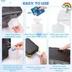 Automatic Bubble Machine Upgrade Bubble Blower with 2 Fans,20000+ Bubbles Per Minute Bubbles,Portable Bubble Maker Operated by Plugin or Batteries (Black)