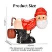 Santa Claus Bubble Butt Machine,Automatic Bubble Blower Machine Santa Claus Toy,Funny Santa Automatic Fart Bubble Machine with Music Flashing Lights