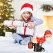 Santa Claus Bubble Butt Machine,Automatic Bubble Blower Machine Santa Claus Toy,Funny Santa Automatic Fart Bubble Machine with Music Flashing Lights