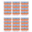 24pcs Razor Blade Shaving Razor Blade Refills for Gillette Fusion 5,Orange New Version