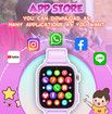 4G Smart Watch Kids LBS GPS Location WIFI Video Call SOS Child Smartwatch HD Camera Monitor Tracker Photo Viewing Phone Watch Col.Pink