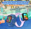 4G Smart Watch Kids LBS GPS Location WIFI Video Call SOS Child Smartwatch HD Camera Monitor Tracker Photo Viewing Phone Watch Col.Purple