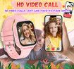 4G Smart Watch Kids LBS GPS Location WIFI Video Call SOS Child Smartwatch HD Camera Monitor Tracker Photo Viewing Phone Watch Col.Purple