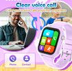 4G Smart Watch Kids LBS GPS Location WIFI Video Call SOS Child Smartwatch HD Camera Monitor Tracker Photo Viewing Phone Watch Col.Purple