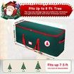 Christmas Tree Storage Bag Durable Handles Dual Zipper Waterproof Tear Proof Holiday Xmas 122x38x50cm