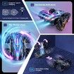 RC Gesture Sensing Stunt Car 4WD Remote Control Off Road Vehicle 360 Flips Toy Color Blue