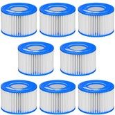 Type Ⅵ Hot Tub Spa Filter Replacement Compatible with Lay-Z-Spa,Coleman SaluSpa 90352E 58323,Inflatable Hot Tub,Swimming Pool Pump Filter Type Ⅵ Cartridge,8 Pack
