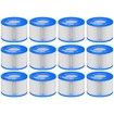 Type Ⅵ Hot Tub Spa Filter Replacement Compatible with Lay-Z-Spa,Coleman SaluSpa 90352E 58323,Inflatable Hot Tub,Swimming Pool Pump Filter Type Ⅵ Cartridge,12 Pack