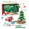 Advent Calendar 2024 Christmas Tree Building Set with LED Light, 24 Boxes 701 Pieces Christmas Countdown Calendar Building Blocks, 24 Day Surprise Advent Calendar Gifts for Adults Teens Kids