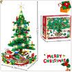 Advent Calendar 2024 Christmas Tree Building Set with LED Light, 24 Boxes 701 Pieces Christmas Countdown Calendar Building Blocks, 24 Day Surprise Advent Calendar Gifts for Adults Teens Kids