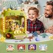 Claw Machine for Kids Boys, Mini Arcade Candy Vending Machine, Coin, Countdown, Interactive Cheer, Fidget Stuff Prizes Refill, Egg Grabber Machine Dispenser, Party Toys Gifts for Girls Boys