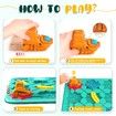 STEM Board Games,Puzzle Logical Builder Kids Toys,Preschool Montessori Brain Teasers Birthday Gifts for Kids,Age3+