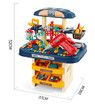 Kids Tool Bench Set with Electric Drill and Screw Toys 246Pcs Realistic Pretend Play Tool Set Learning Gift for Boys and Girls