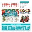 25Pcs Puzzle Racer Train Set Toys, Christmas Toy-Theme Puzzle Track Play Set with a Christmas Train