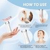 EMS Light Lifting LED Neck Massager Skin Care Electronic Essence Penetration Microcurrent Conduction Warming Lifting Pulse Induction