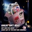 Claw Machines for Kids, Unicorns Toys for Girls Age 6+, Arcade Games Mini Vending Machine with Squishy Fidget Toys, Candy Machine Candy Dispenser Machine, Claw Game Machine,Birthday Gifts, Brown