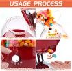 5L Large Automatic Candy Dispenser,Motion Activated Candy Dispenser,Touchless,3 Dispensing Options,Automatic Candy Dispenser For Kids