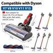 LED Motorhead Compatible with Dyson V7 V8 V10 V11 V15 Vacuum Floor Attachment with Turbo Bristle Roller and LED Lights for Hardwood and Carpet