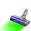 LED Motorhead Dyson Replacement V7 V8 V10 V11 V15 Soft Roller Green Dust Detection Power Brush Vacuum Attachment