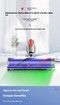 LED Motorhead Dyson Replacement V7 V8 V10 V11 V15 Soft Roller Green Dust Detection Power Brush Vacuum Attachment