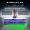 LED Motorhead Dyson Replacement V7 V8 V10 V11 V15 Soft Roller Green Dust Detection Power Brush Vacuum Attachment