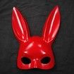 Set of 4 Halloween Bunny Mask Rabbit Ears Half Masks Multicolored Masquerade Costume Accessory
