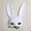 Set of 4 Halloween Bunny Mask Rabbit Ears Half Masks Multicolored Masquerade Costume Accessory