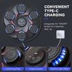 Music Boxing Machine, Gift for Kids, LED Smart Bluetooth Boxing Machine Wall Mounted for Parent-Child Interaction & Family Entertainment