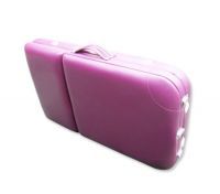 Genki Portable 3-Section Massage Table Chair Bed Foldable with Carry Bag - High Density Foam - Purple