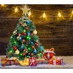 Tabletop Christmas Tree 22 Inch Mini Artificial Christmas Tree with 30 LED String Lights, Star Tree, Tabletop Small Xmas Tree for Holiday Indoor DIY Christmas Decor