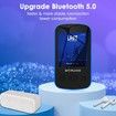 32 GB Lightweight Sports MP3 Player - Mini Wearable Aiworth Music Player with Bluetooth 5.0, HiFi Sound, Small Clip MP3 Player for Running, Jogging