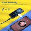 64GB Mp3 Player Bluetooth 5.0, Oilsky Portable Digital Lossless Music Player with FM Radio, Built-in Speaker, Touch Button, Voice Recorder, Lightweight for Sports, Up to 128GB