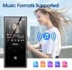 64GB Mp3 Player Bluetooth 5.0, Oilsky Portable Digital Lossless Music Player with FM Radio, Built-in Speaker, Touch Button, Voice Recorder, Lightweight for Sports, Up to 128GB