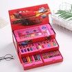 Cars 54 Piece Cartoon Drawing Watercolor Gift Set Portable Art Supplies for Students Christmas Gift Birthday Presents