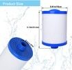 1 Pack PWW50 Spa Filter Replacement Compatible with Pleatco PWW50P3,Unicel 6CH-940,Filbur FC-0359,Waterways 817-0050 for Front Access Skimmers in Aber Hot Tubs